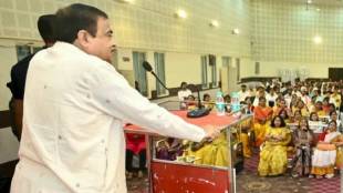 Nitin Gadkari Nagpur campaign | Nitin Gadkari saree anecdote | Sudhakar Kohale graduate constituency | Nagpur election news Marathi