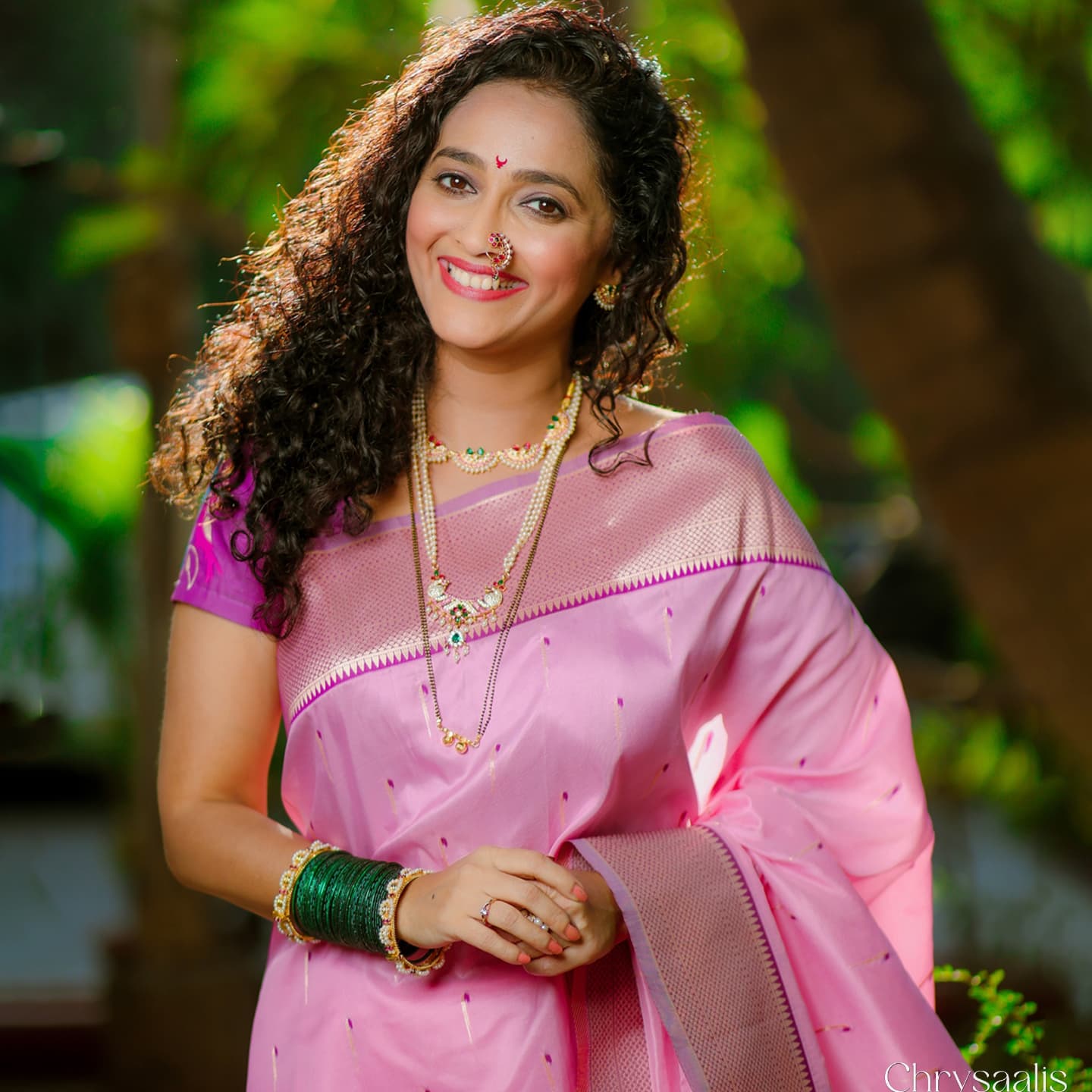 Rujuta Deshmukh Yellow Saree Look
