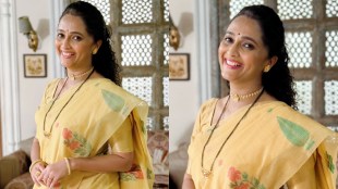 Rujuta Deshmukh Yellow Saree Look