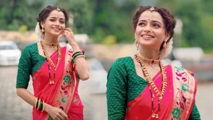 Shivali Parab Pink Paithani Saree Look