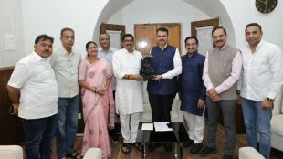 Sudhakar Kohale Meets Devendra Fadnavis | Nagpur Graduate Constituency BJP Candidate | Ramgiri Nagpur Devendra Fadnavis Residence | Parinay Fuke Nita Thakare Samir Meghe BJP Nagpur