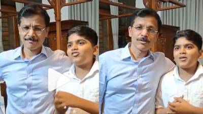 तुकाराम मुंढेंना मुलगा म्हणाला, “शाळेत वडा-पाव पुन्हा सुरू करा”; उत्तर व्हायरल