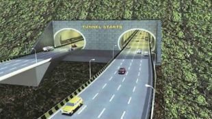 Thane Borivali Tunnel Debris Removal | Manpada Thane Cosmos Lounge Excavation Waste | Megha Engineering Thane Borivali Project | Tehsildar Umesh Patil Action Thane Civic News
