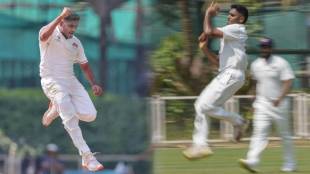 Tushar Deshpande hat trick Ranji Trophy Mumbai