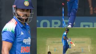 Virat Kohli clean bowled Jayden Seales golden duck |