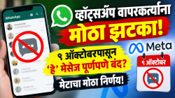 व्हॉट्सॲप वापरकर्त्यांना मोठा झटका! १ ऑक्टोबरपासून ‘हे’ मेसेज पूर्णपणे बंद? मेटाचा मोठा निर्णय!