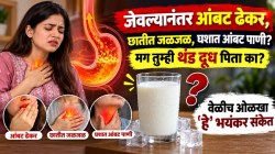जेवल्यानंतर आंबट ढेकर, छातीत जळजळ, घशात आंबट पाणी? उपाय म्हणून तुम्ही थंड दूध पिता का? वेळीच ओळखा ‘हे’ भयंकर संकेत…