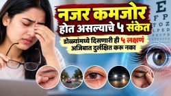 नजर कमजोर होत असल्याचे कसे समजते? डॉक्टरांनी सांगितली ‘५’ सामान्य लक्षणं; वेळीच ओळखा हे संकेत