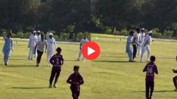 Babar Azam Viral Video: चल निघ..! सेल्फीसाठी फॅन्स मैदानात घुसले; बाबर आझमचा पारा चढला, धक्का दिला अन् मोबालही फेकला – VIDEO