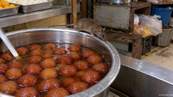 Bhiwandi Gulab Jamun Shop Rat Viral Video | FDA Raid Bhiwandi | Thane FDA Action | Shanti Nagar Food Safety News