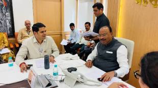 Chendani Koliwada Thane boundary survey | Revenue Minister Chandrashekhar Bawankule orders | MLA Niranjan Davkhare meeting | Thane Integrated Ring Metro Chendani Koliwada land issue