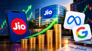 Jio Platforms IPO Meta Google investment graphic | Jio IPO Valuation Mark Zuckerberg Sundar Pichai news | जिओ प्लॅटफॉर्म्स आयपीओ मेटा गुगल गुंतवणूक | जिओ शेअर मार्केट लिस्टिंग आणि गुंतवणूकदारांचा नफा