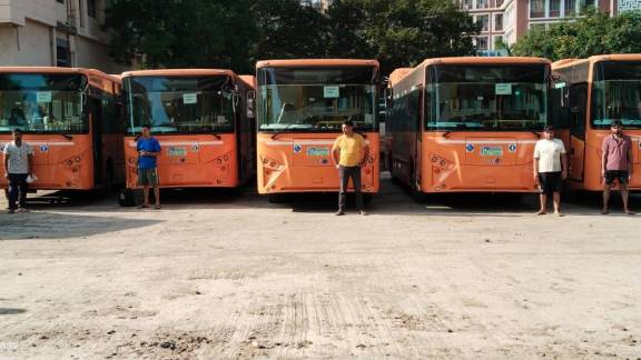 kdmc electric bus | kalyan dombivli e bus service | pm e bus scheme kalyan | kdmt new buses news