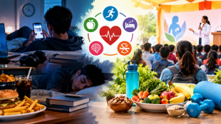 Arogya Samvad Initiative Maharashtra Youth | Chief Minister Health Campaign Youth Screen Time Lifestyle | महाराष्ट्र आरोग्य संवाद उपक्रम तरुणाई | नवरात्रोत्सव महाविद्यालयीन विद्यार्थी आरोग्य जनजागृती