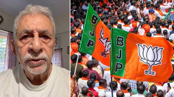 Naseeruddin Shah BJP Slams SRFTI protest updates | Naseeruddin Shah calls BJP Bloody Jhoothi Party