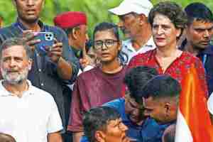 Neha Bora India Alliance Delhi protest | Jantar Mantar 2.0 protest news | Bhagwandas Road police barricading Delhi | Left student unions protest Delhi