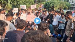 मंत्रालयाच्या शेजारी सीजेपी विरोधात आंदोलन