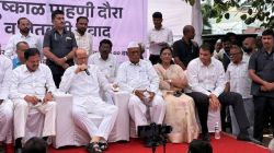 शेतकऱ्यांचे वैयक्तिक कर्ज, महिला बचत गटांचे कर्ज माफ करा; दुष्काळाच्या पार्श्वभूमीवर ज्येष्ठ नेते शरद पवार यांची मागणी