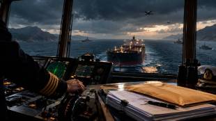 Oil tanker navigating Strait of Hormuz during security threat | Tanker captain salary hike and maritime war risk pay | हॉर्मुझच्या सामुद्रधुनीतील तेलवाहू टँकर आणि सागरी सुरक्षेचा धोका | हॉर्मुझ सामुद्रधुनी कॅप्टन पगार आणि खलाशांची सुरक्षा