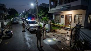 Shirur firing news today | Pune crime updates | Shirur trader injured by burglar | Anand Society Shirur incident