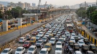 Thane Traffic Jam | Mumbai Thane Border Traffic | Mulund Toll Naka Traffic Congestion | Thane Metro and Elevated Road Construction Traffic News