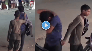 thief spraying neck