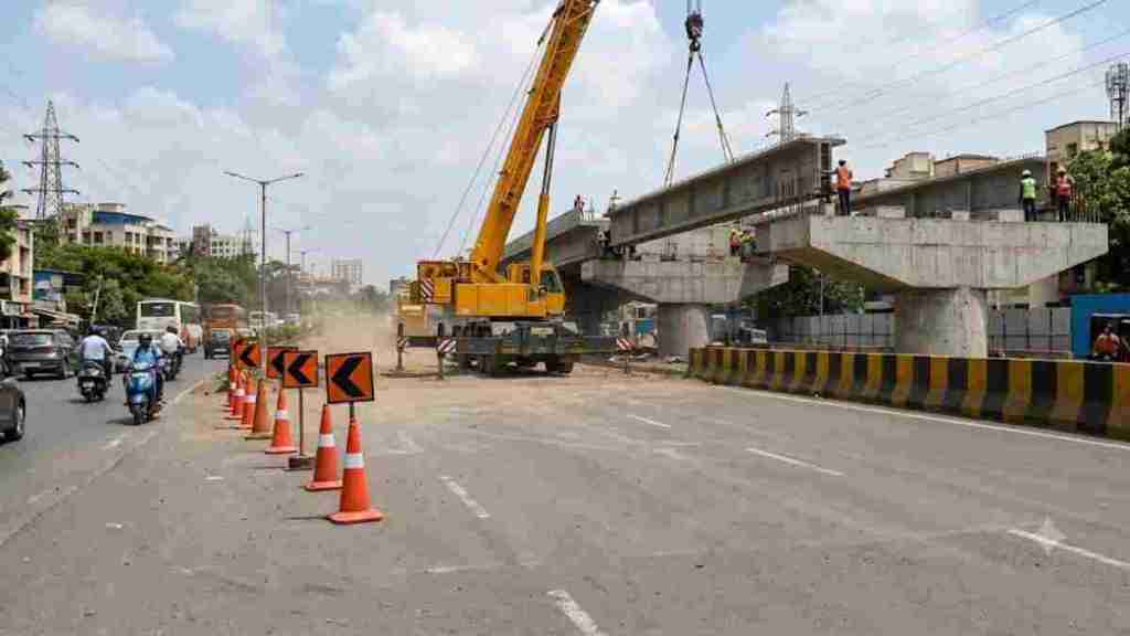 Thane Belapur Road Block Thane Belapur Road Block