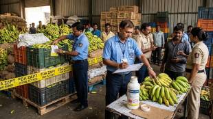 Tukaram Mundhe FDA Action on illegal food setups | Chemically Ripened Bananas Seized Mumbai during FDA raid