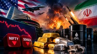 US Iran War Oil Price Hike Stock Market Impact | Nifty Bank Nifty Gold Silver Target Marathi | अमेरिका इराण युद्ध शेअर बाजार घसरण | निफ्टी सेन्सेक्स सोने चांदी टार्गेट लेव्हल्स मराठी