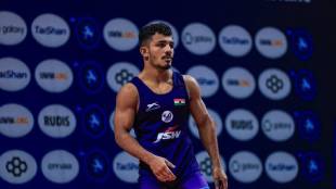 Vishwajit Ramchandra More winning silver medal in U23 World Wrestling Championship