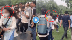 आंदोलनादरम्यान तरुणीचं भलतंच धाडस! ‘ती’ चावी पळवली अन्….; पुढे काय घडलं? Video तुफान Viral